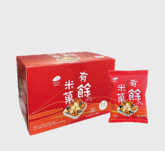 淨斯有餘米菓 ( 1盒12入) Jing Si Bounty Rice Crackers ( 1 Box/ 12 pack)